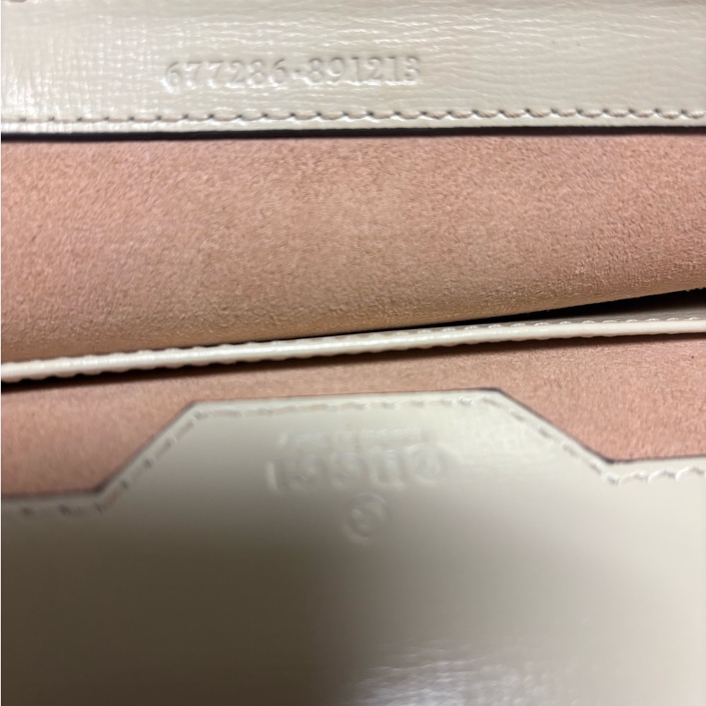 Gucci Horsebit 1955 Crossbody Mini White Leather - Picture 12 of 12